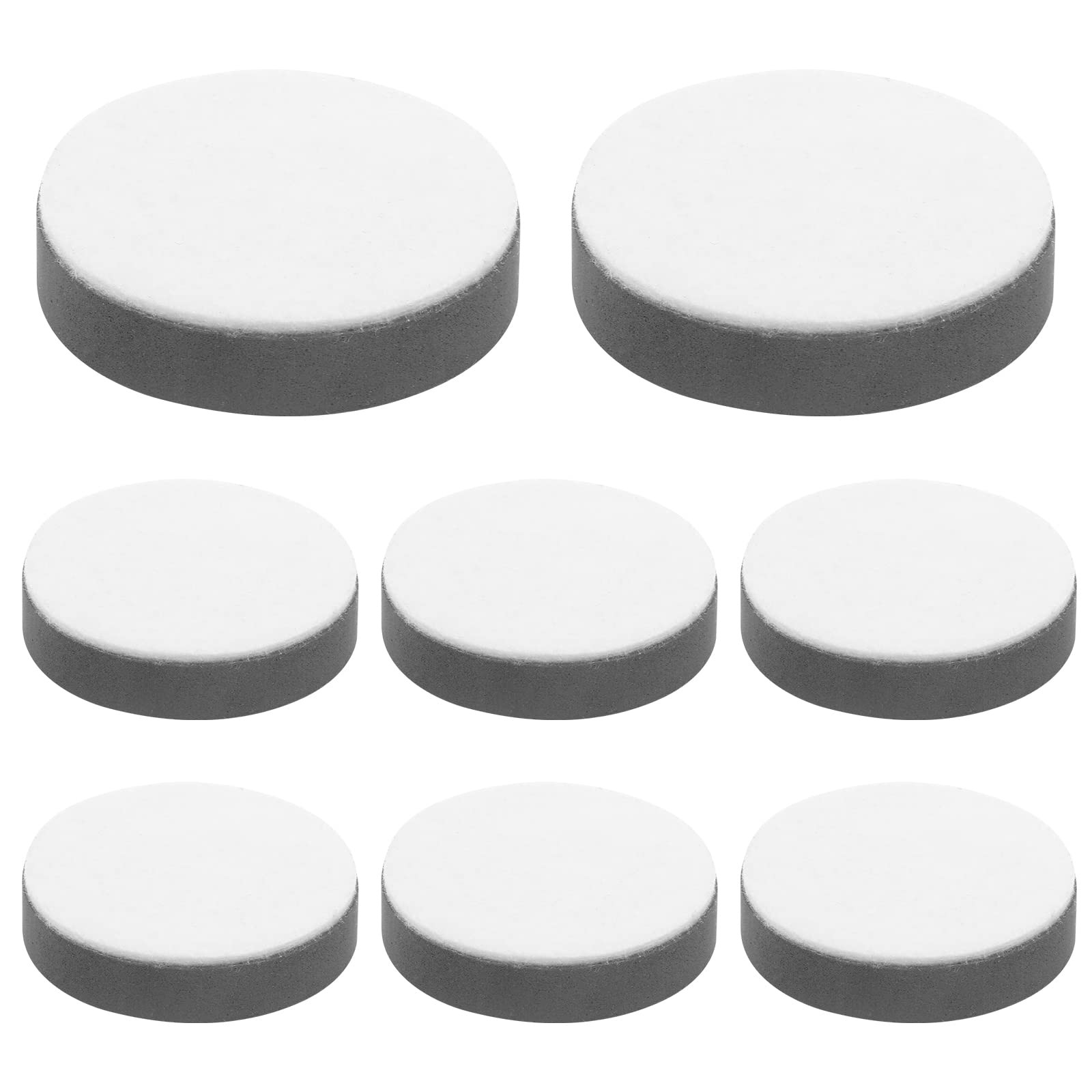 8 Pcs Self-Adhesive Furniture Bed Risers, Round Table Risers Adds 1/2" Height...