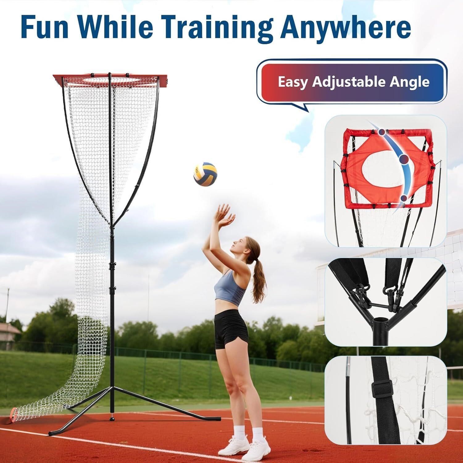 Volleyball Setter Training Net, Volleyball Setter Training Equipment with