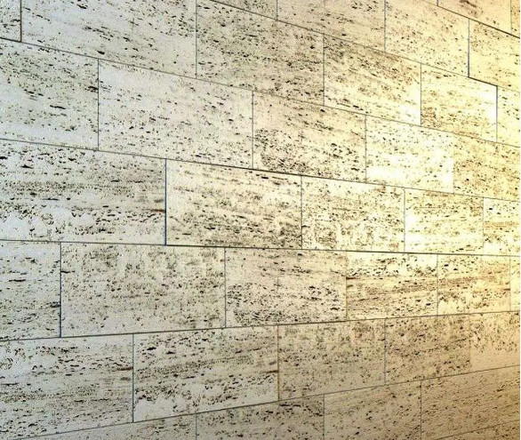 Polyurethane stamp Travertine 3D Plaster or Concrete Interior and Exterior