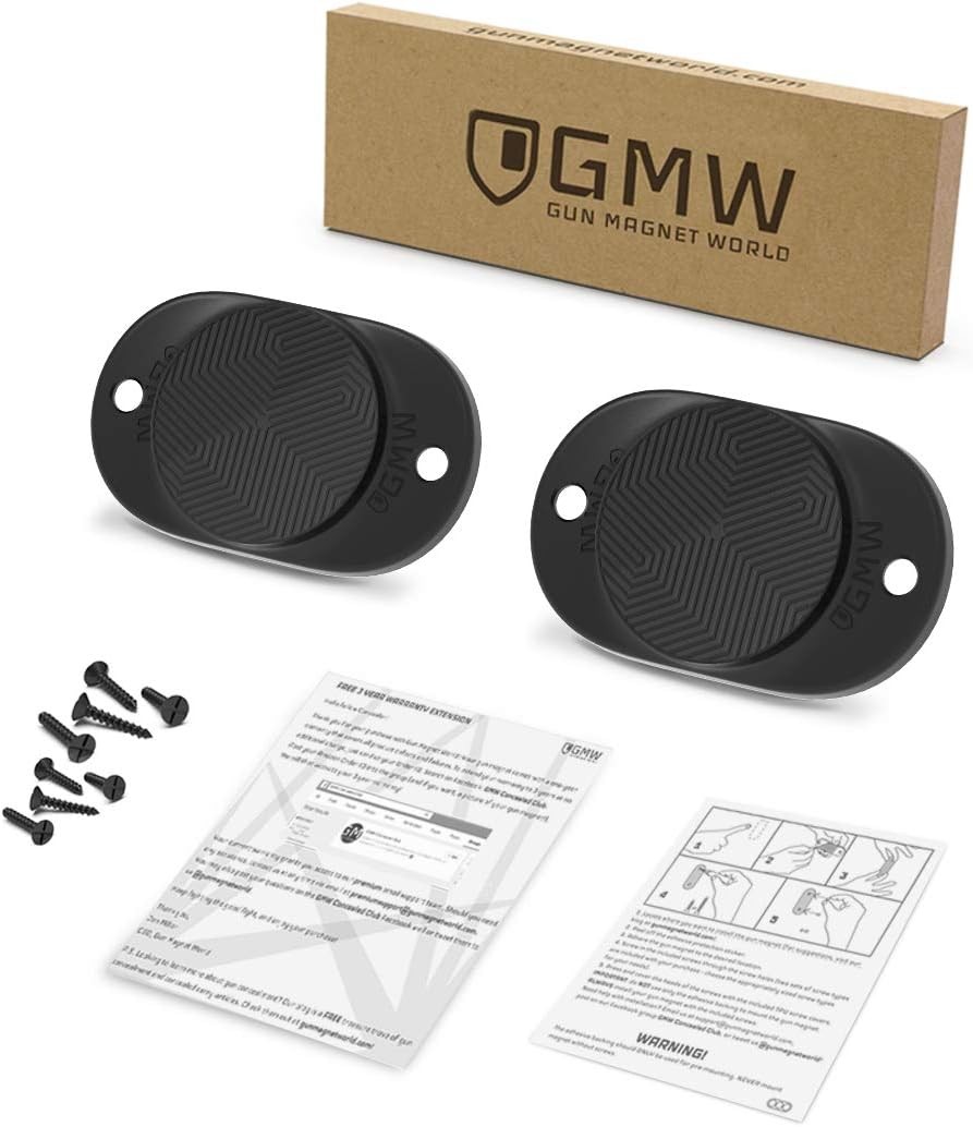 Magnetic Mount Holder 2-Pack 30LB Rubber Coated Magnet Rack for Car Truck Desk S