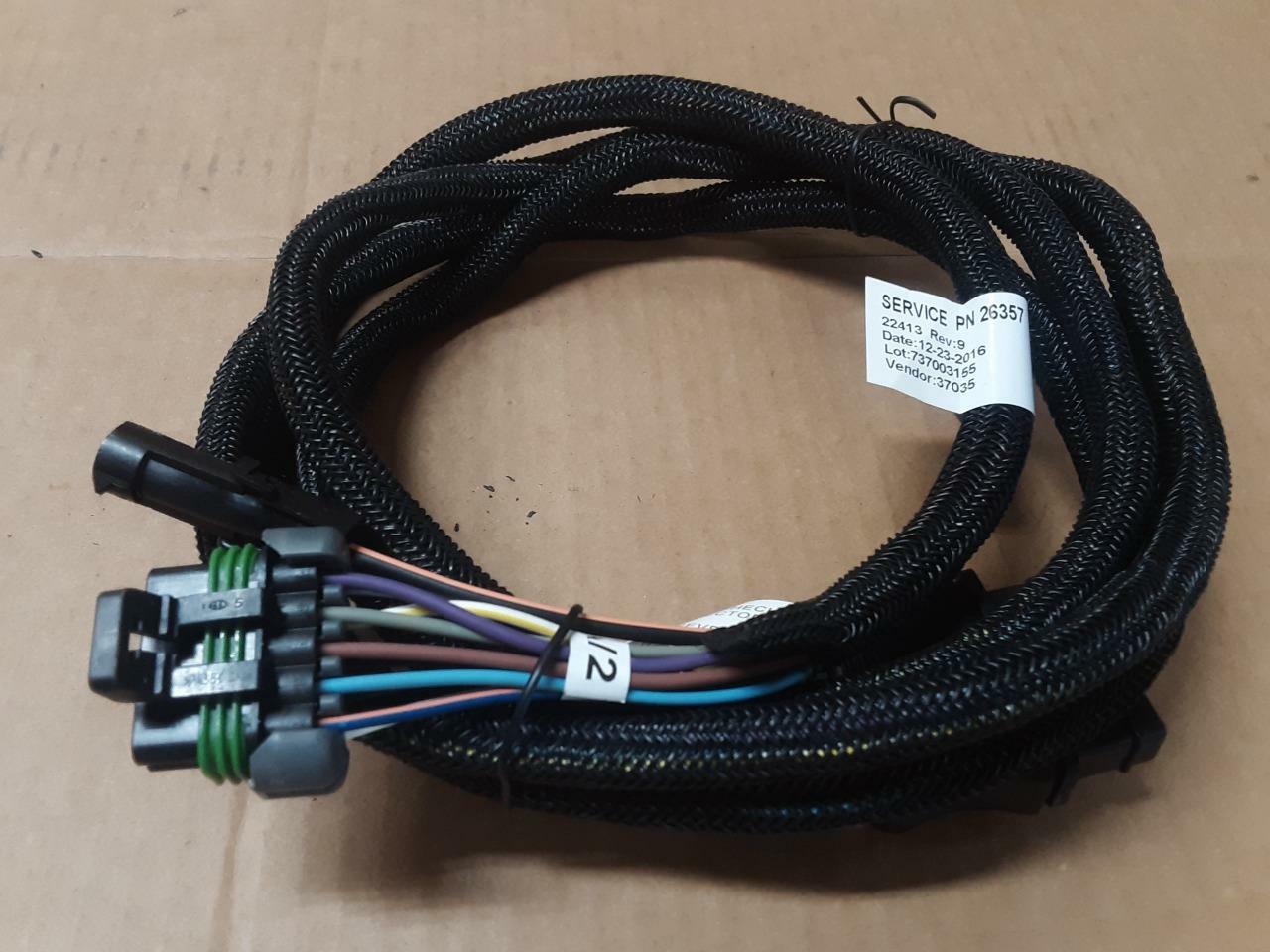 Genuine OEM Western/Fisher 26357 Light Wiring Harness Truck Side 11 pin 3 4 port