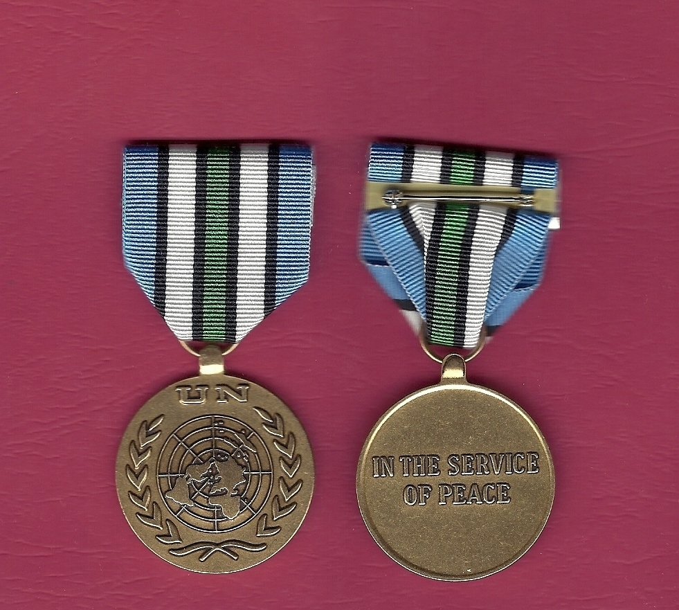 UN United Nations full size medal for South Sudan Mission UNMISS MIssion