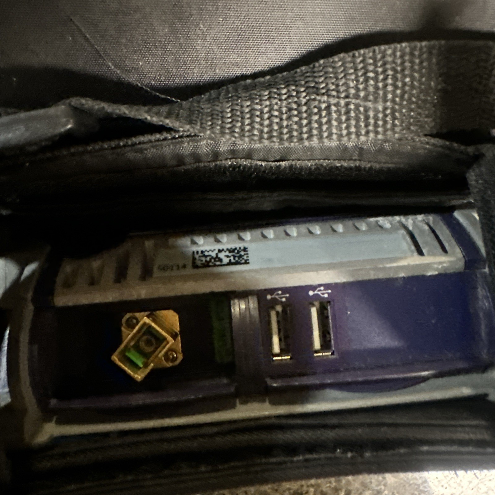 VIAVI Optimeter Optical Fiber Tester EOPT-PONATT with Launch Cable & Case