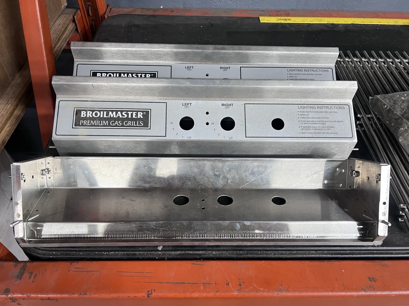 Broilmaster P3 Series Stainless Control Panel w/Label Electronic Igniter B100751