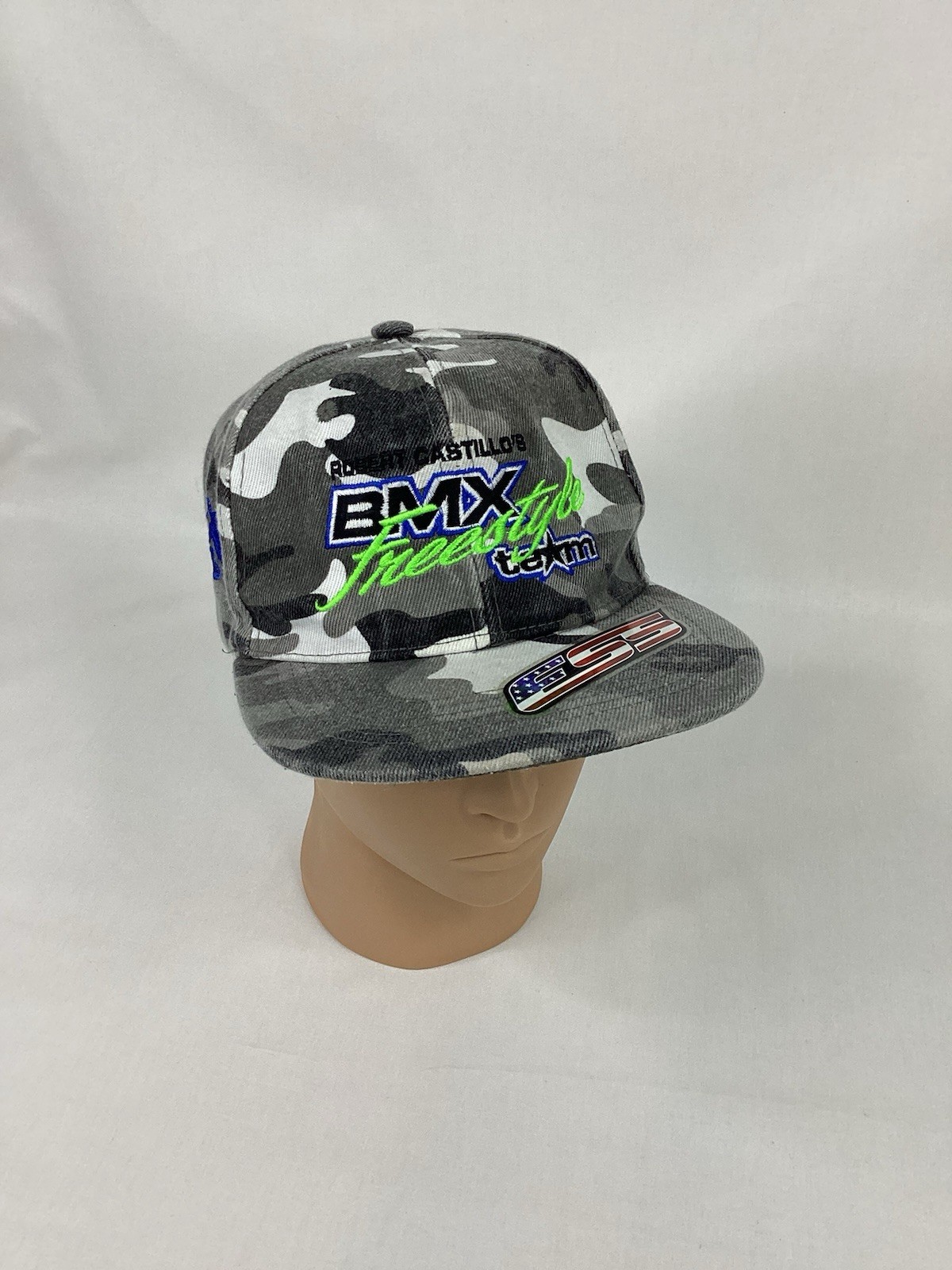 Robert Castillo's BMX Freestyle Team Hat Cap Camouflage Adjustable