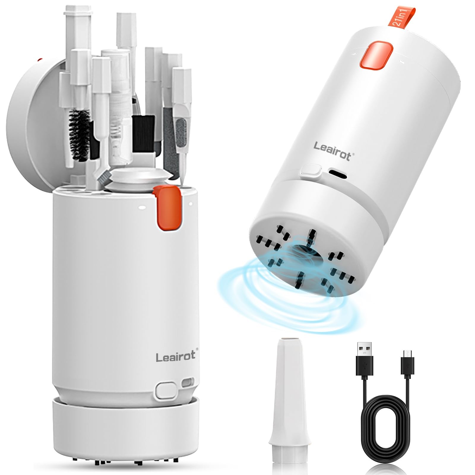 21-in-1 Cleaner Kit for Airpods, Leairot Cleaning Kit for Keyboard, Earbud,