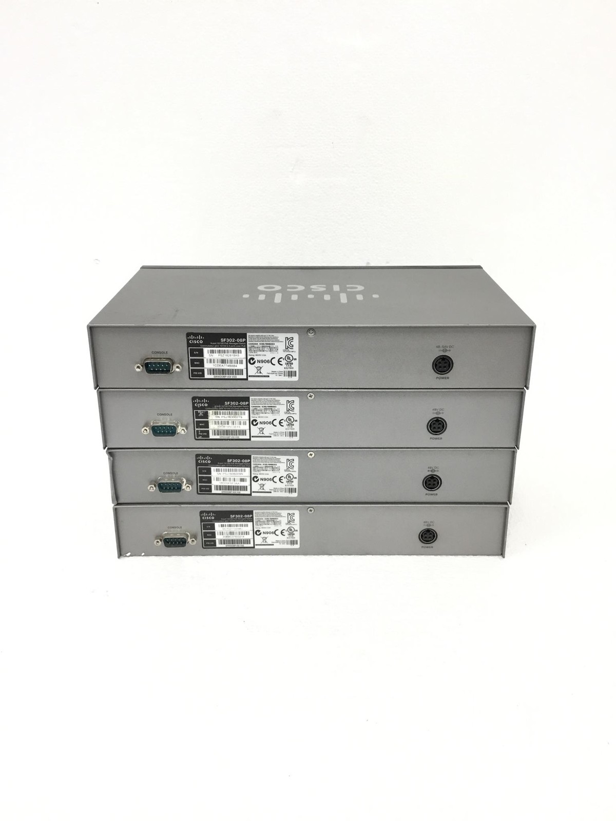 CISCO SF302-08P 8-Port 10/100 POE Network Managed Switch,WORKING,FREE SHIP,QTY