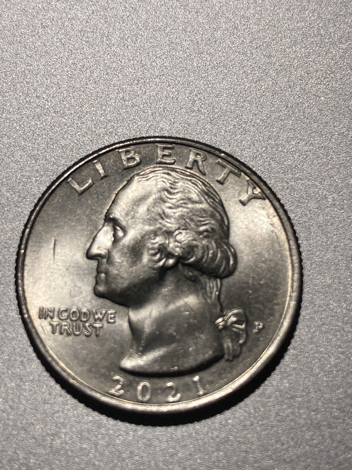 7- DIFFERENT 2021 P Quarters Washington Crossing Strong Die Clash Errors On Rev