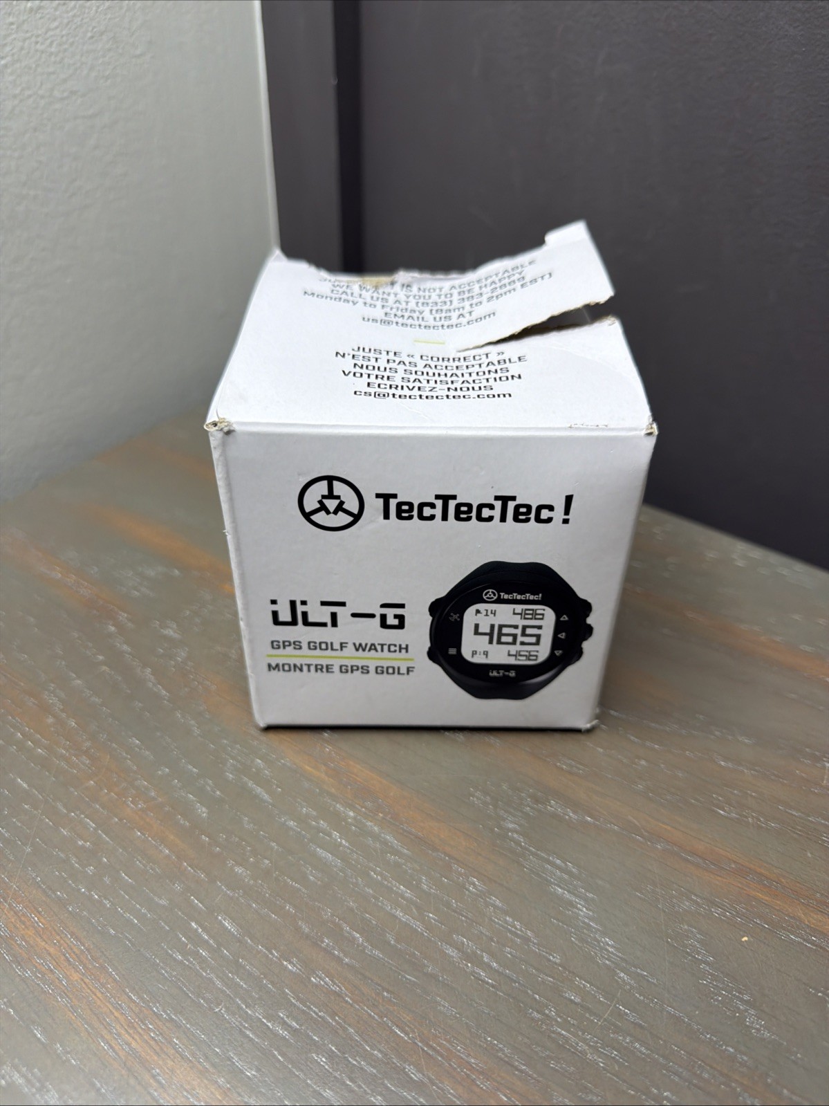 TecTecTec ULT-G Golf GPS Watch - Preloaded Worldwide Courses