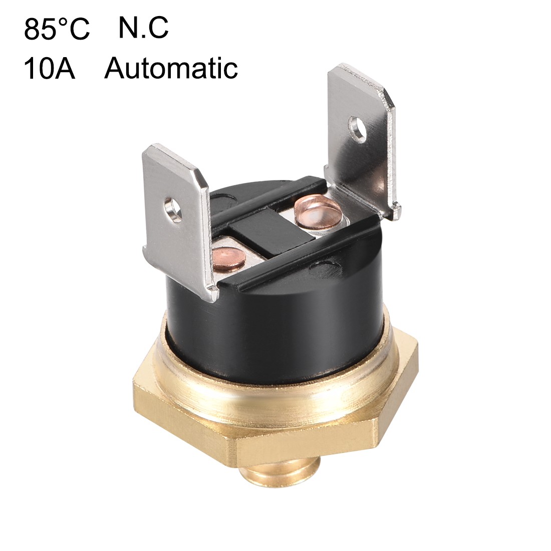 KSD301 Thermostat, Temperature Control Switch 85°C Copper M6 N.C 10A