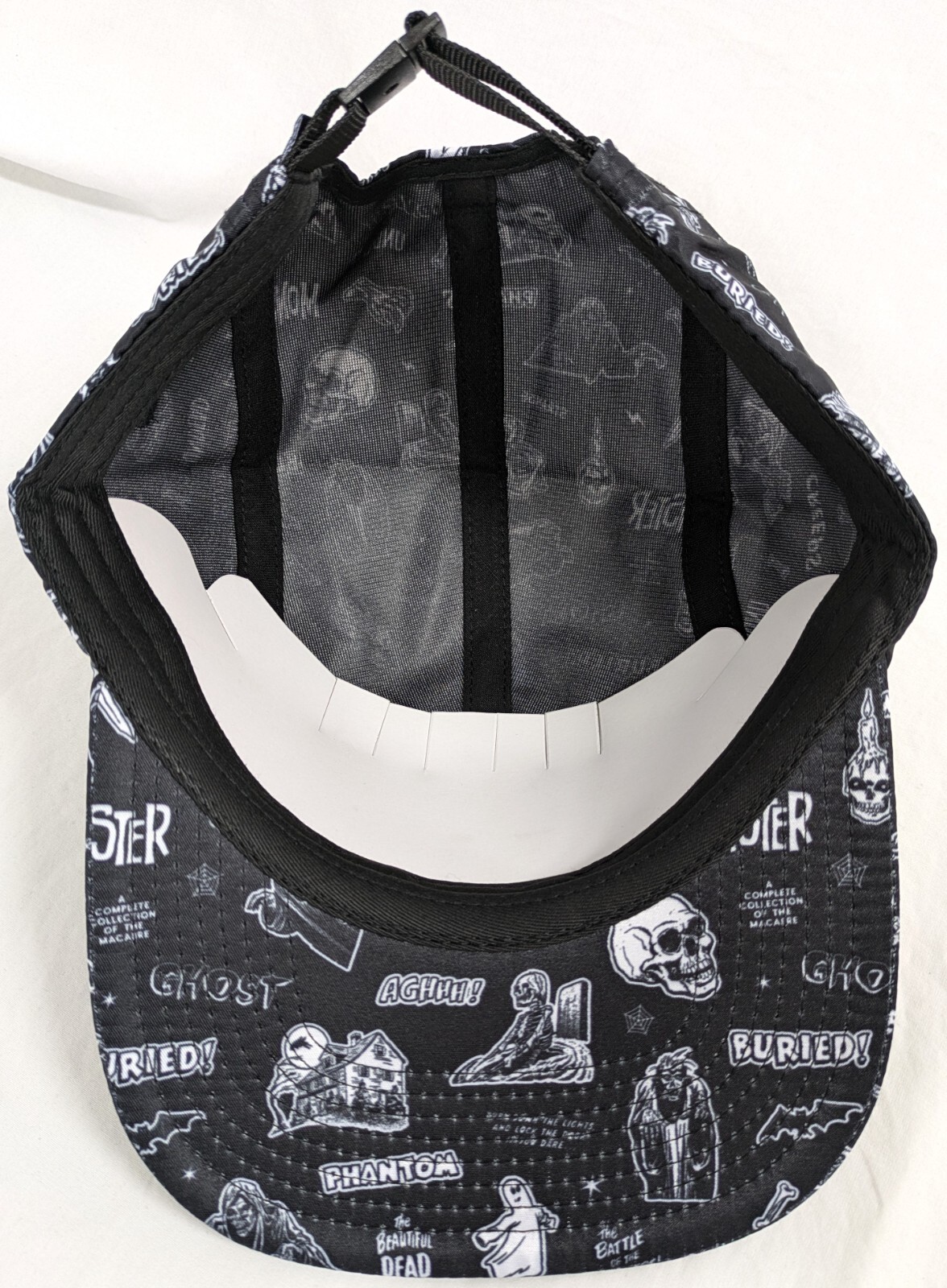 NEW Creepy Co. Vintage Horror Comics 5 PANEL HAT Crypt Monster Ghost Phantom Bat