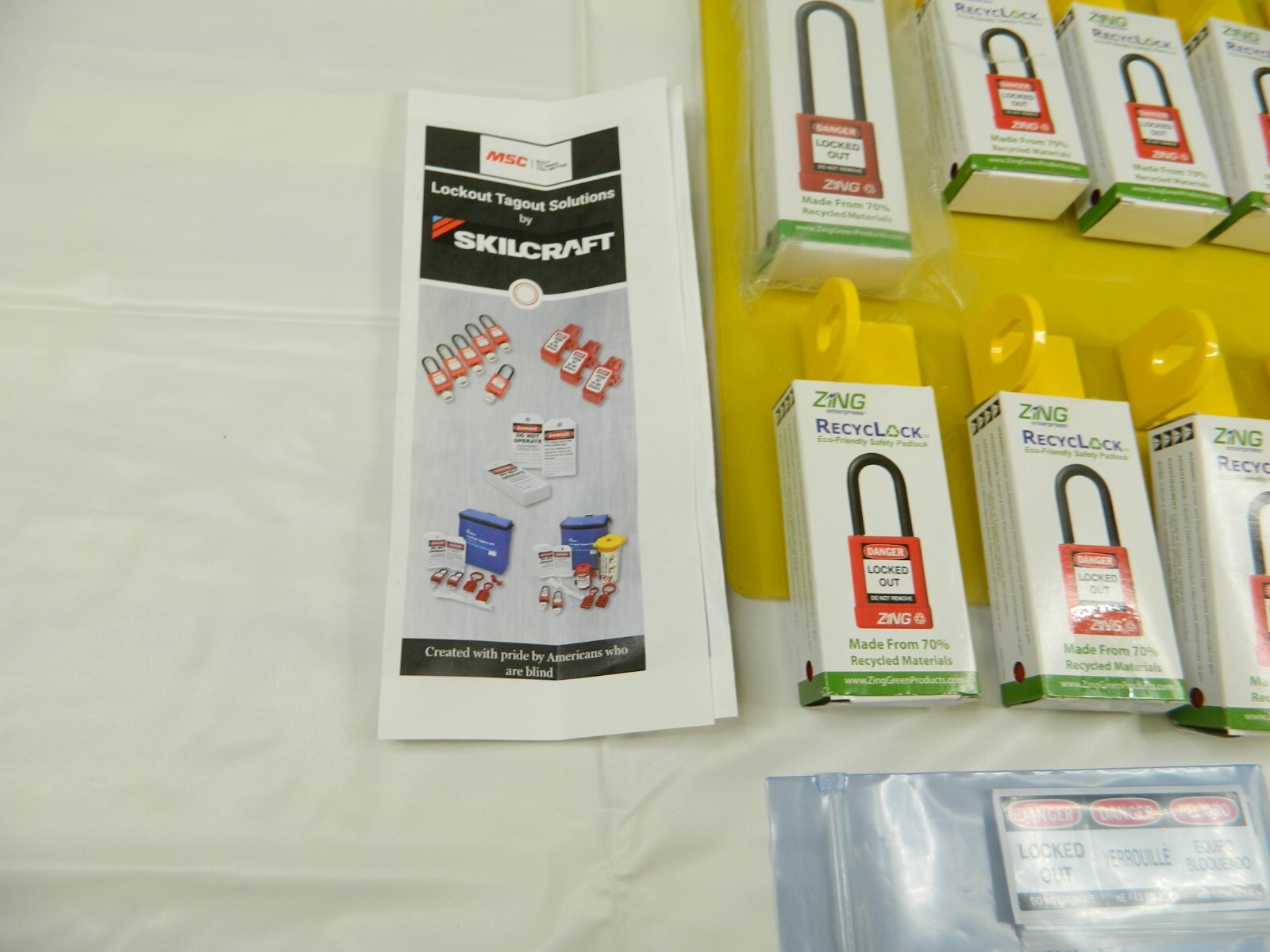 SkillCraft Equipped Lockout Device & Tag Station 8 Padlocks Max 42323261