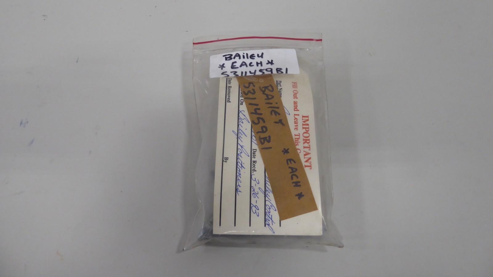 Bailey 5311459B1 Control Lever