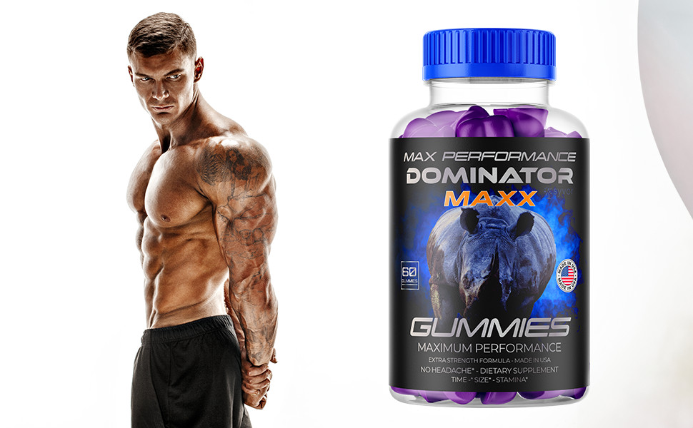 Dominator Maxx Gummies For Men, Advanced Performance Supplement 120 Gummies