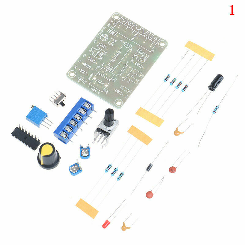 DIY DC 12V ICL8038 Monolithic Function Signal Generator Sine 50-5KHz Square Tri