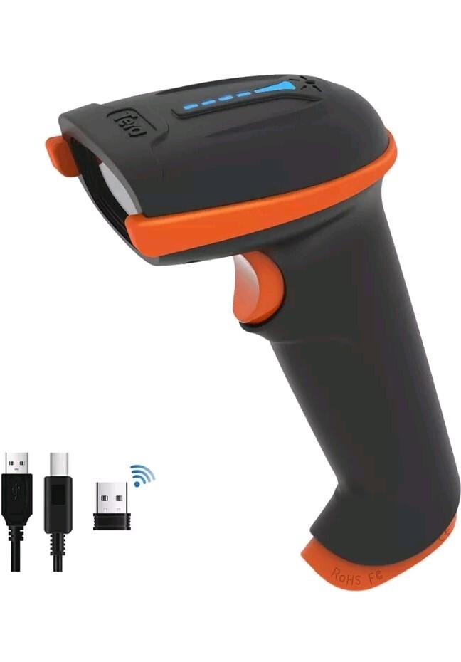 Tera Barcode Scanner 2D Wireless Wired with Battery Level Indicator 1D 2D QR...