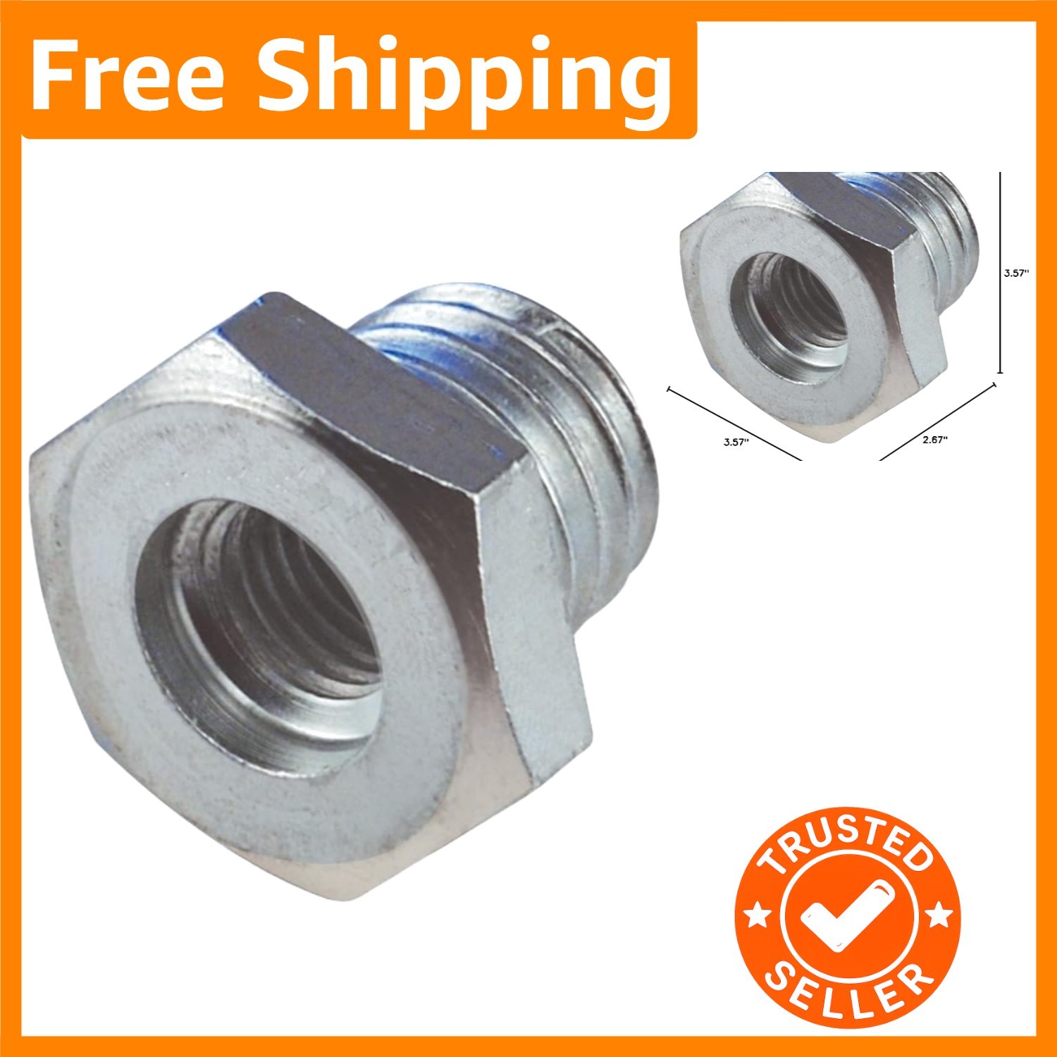 39091 Angle Grinder Adapter: 5/8-Inch to M10 X 1.25-Millimeter Thread Conversion