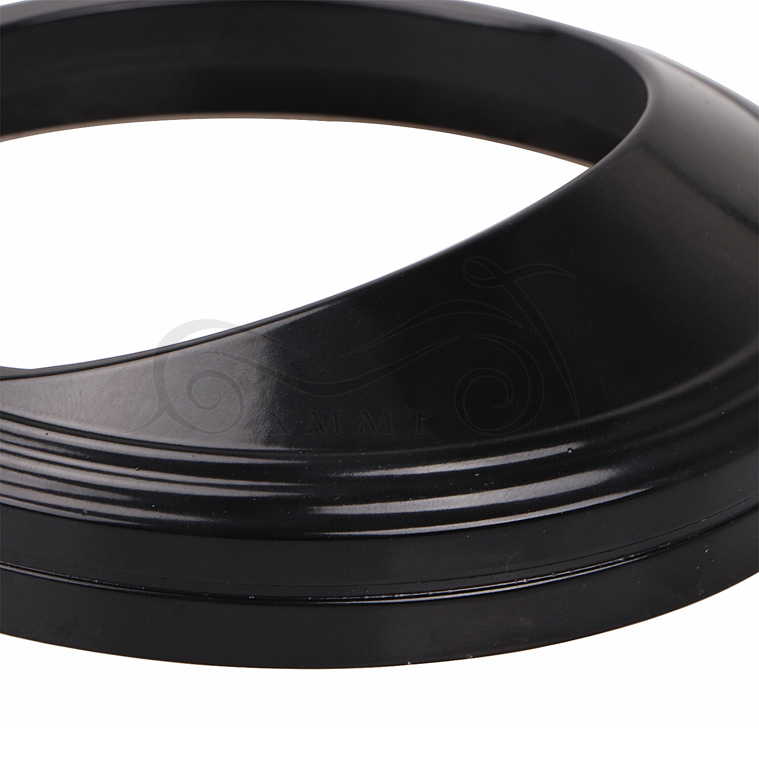 5" Glossy Black Speedometer Trim Ring Visor Cover For Harley Electra Glide FLHS