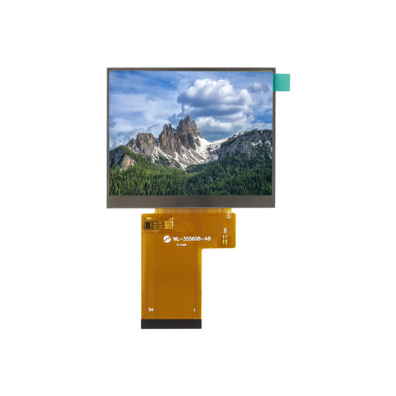 3.5-inch 54-pin IPS LCD screen for Anbernic RG35XX children's gamer LCD monitor