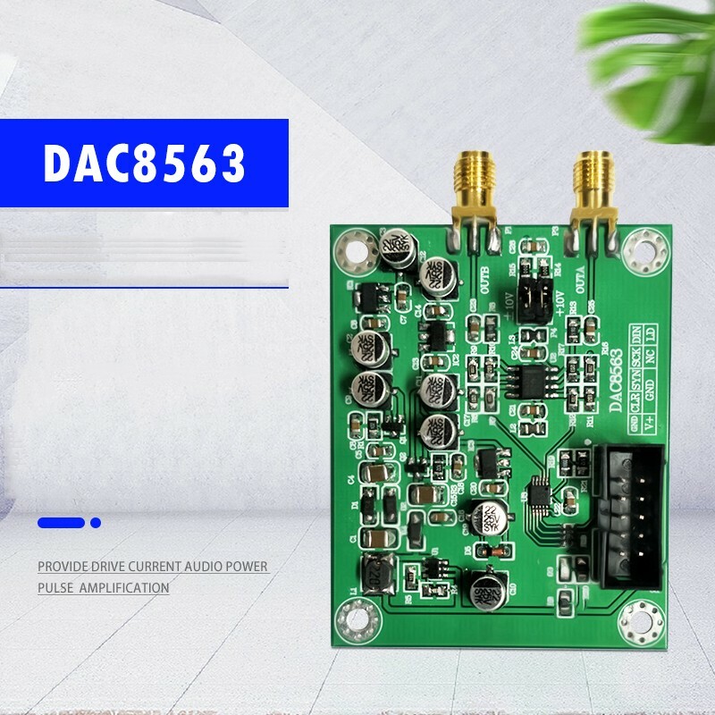 DAC8563 Digital to Analog Conversion Data Acquisition Module Dual 16-Bit DAC X-