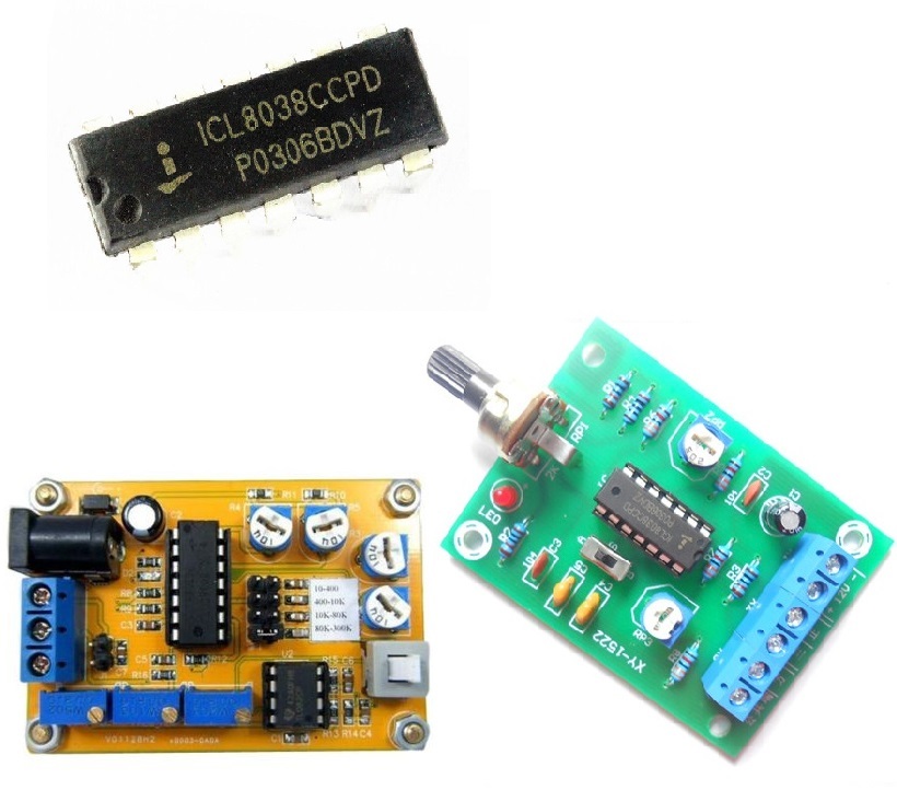 DC 12V-25V ICL8038 DDS Signal Generator Module Sine Square Triangle Wave Output