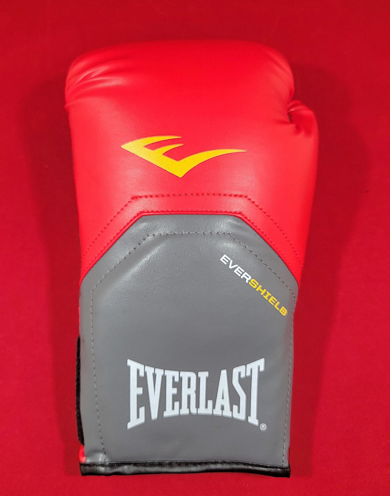Everlast Boxing Glove, Red / Gray LEFT HAND ONLY Evershield 14 Oz. NEW