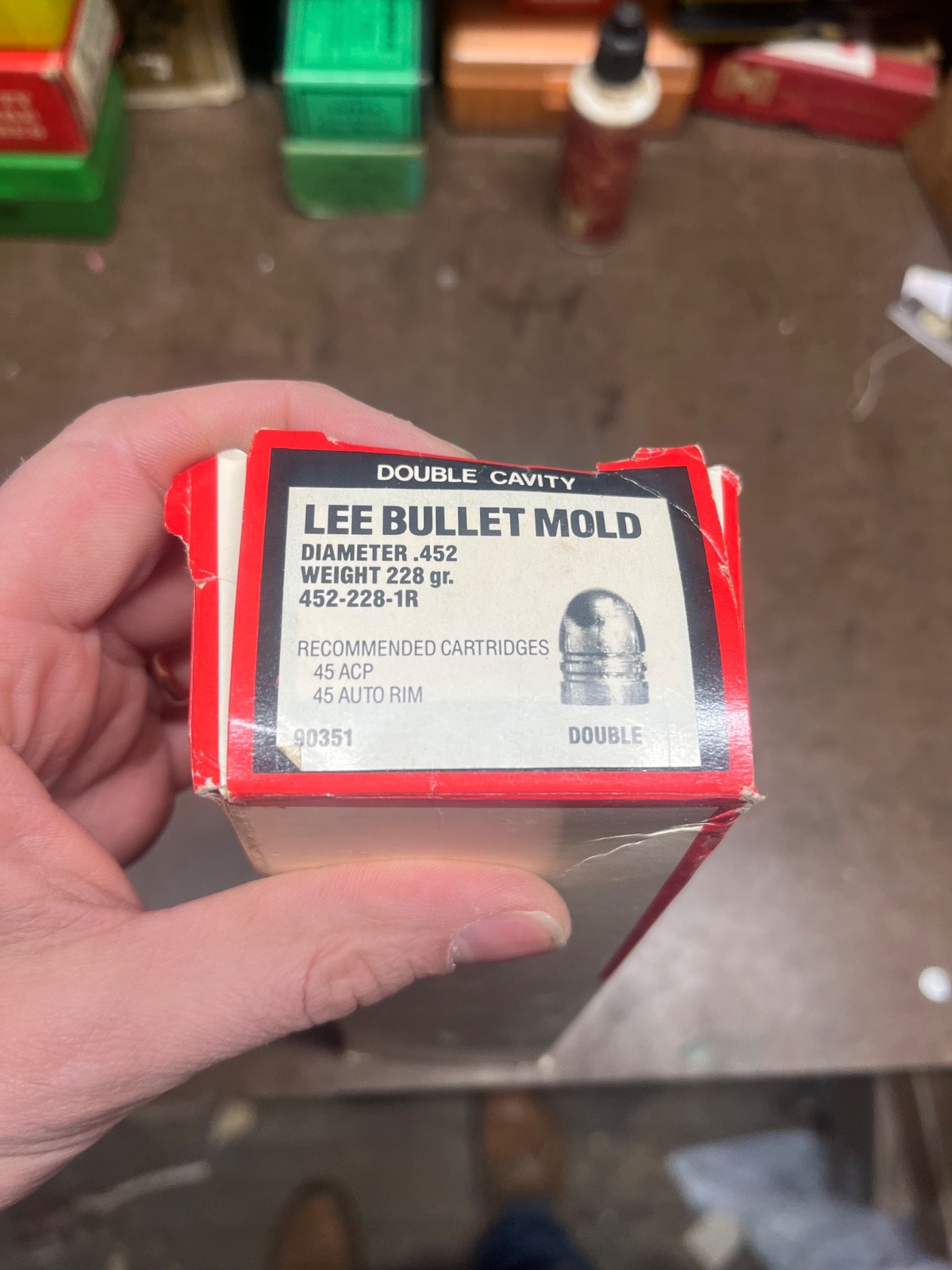 Lee Precision 45 cal .452 bullet mold lot and sizing die