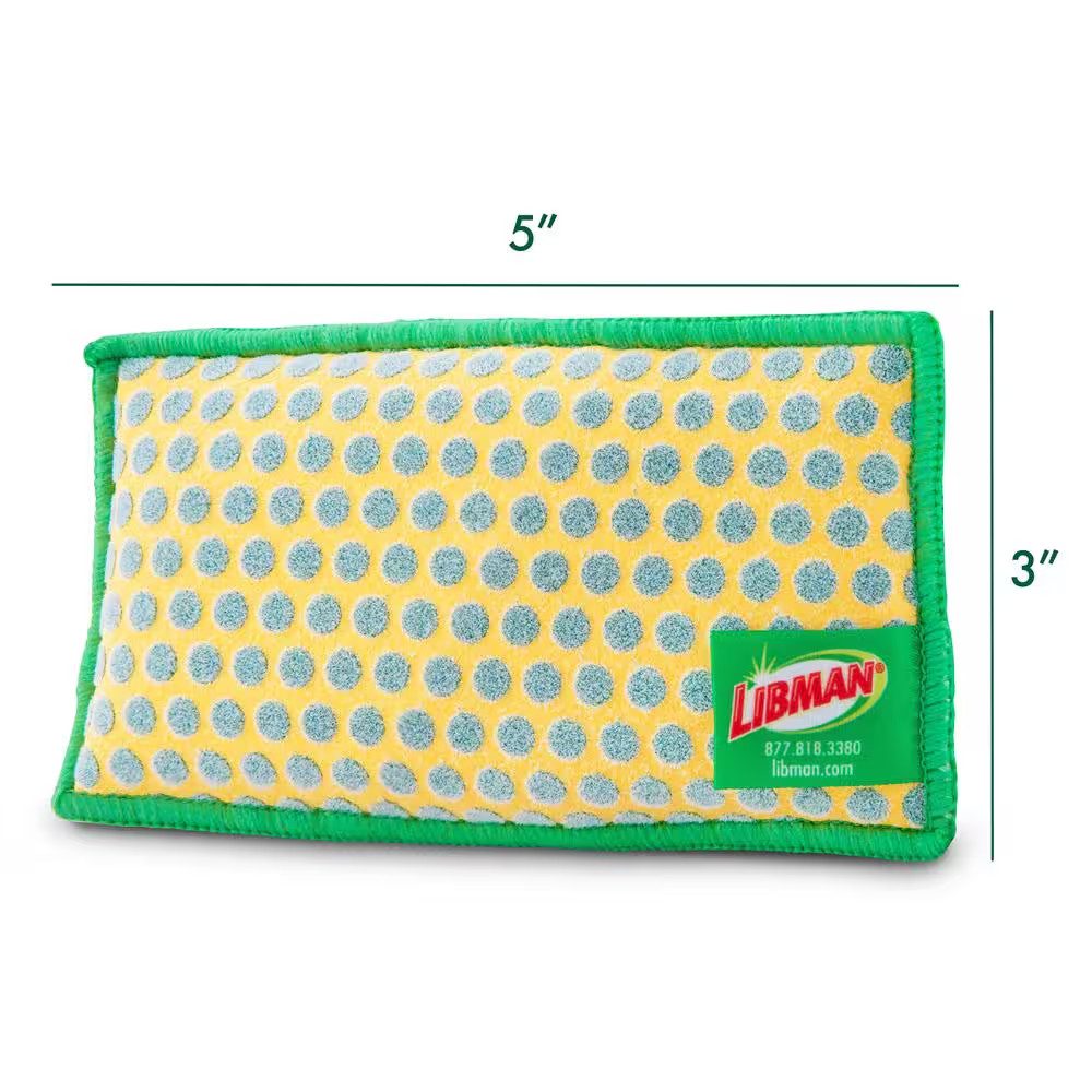 Power Scrub Dots Kitchen and Bath Sponge (4-Count)