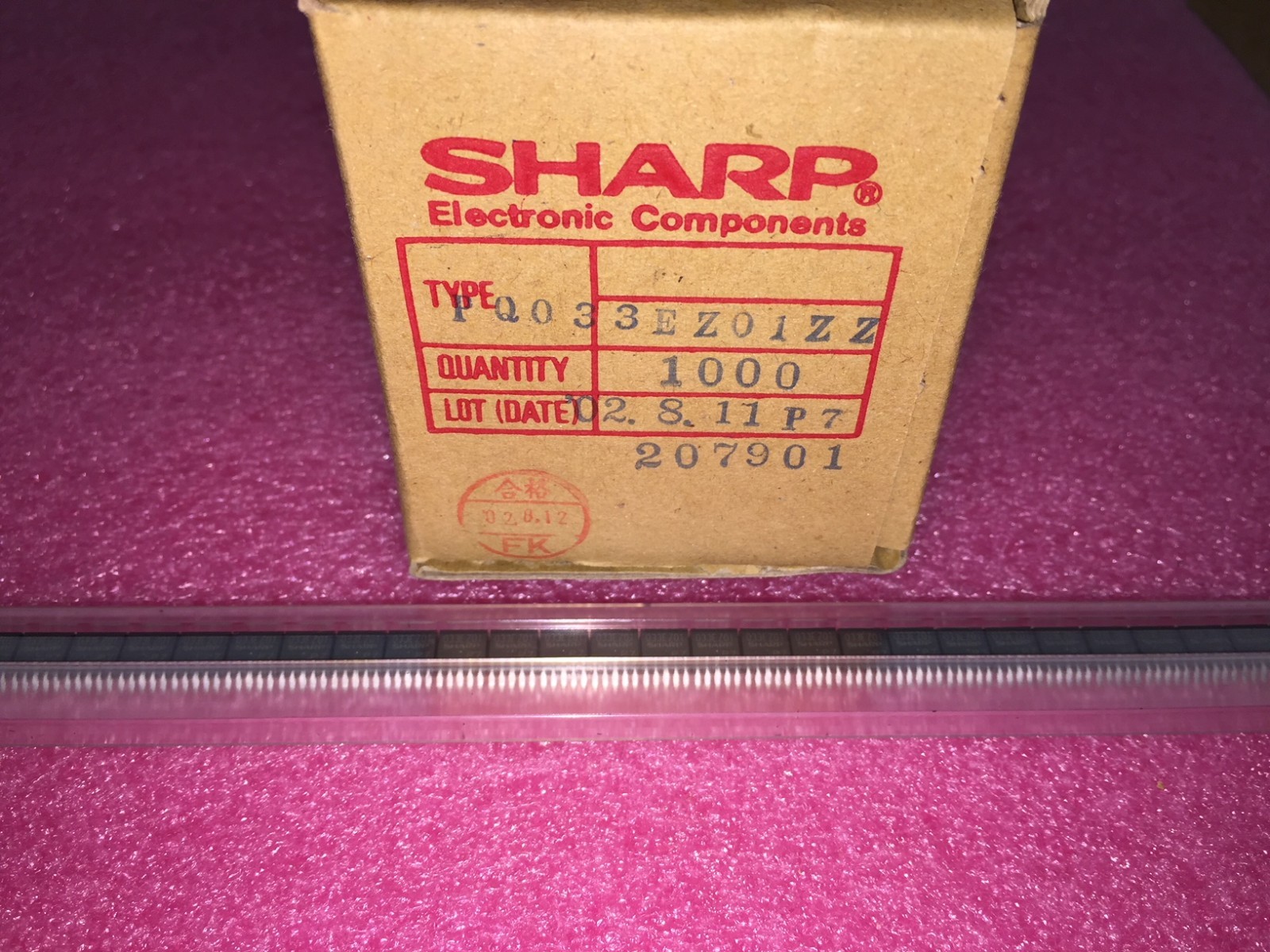(25 PIECE LOT) PQ033EZ01ZZ, SHARP, IC REG LINEAR 3.3V 1A SC63