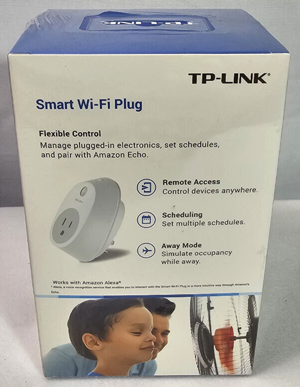TP-LINK Smart Wi-Fi Plug HS100 White - New in Box, Sealed