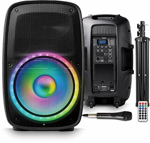 iON IPA122 Total PA Glow 3 High Power Bluetooth PA System With Lights