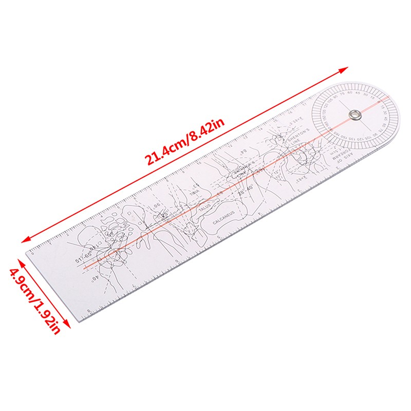 Multi-Ruler Goniometer Angle Medical Ruler Joint Orthopedics Tool Instruments!