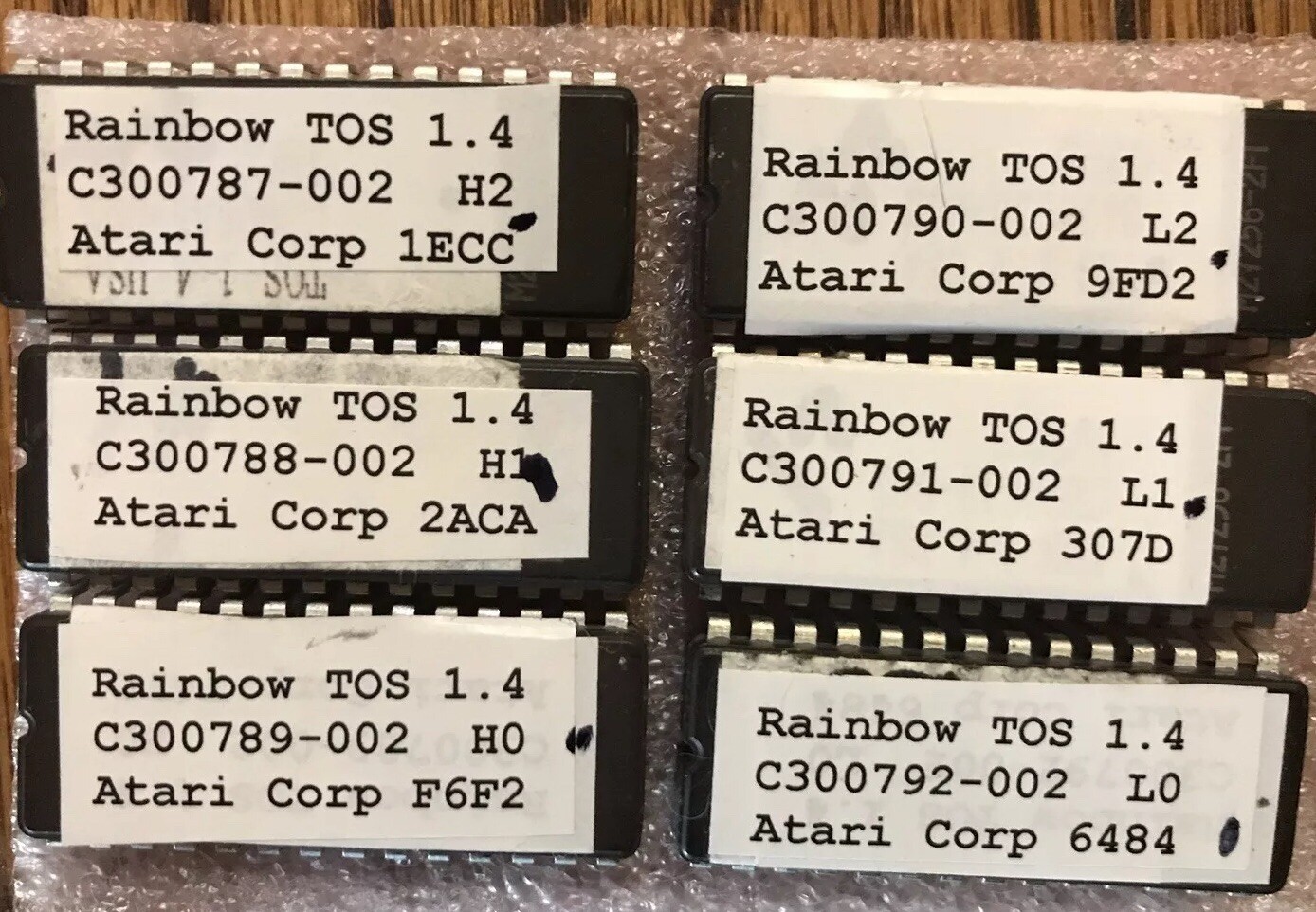 RAINBOW TOS 1.4 Atari ST/STF/STFM & Mega ST 6 Chip EPROM