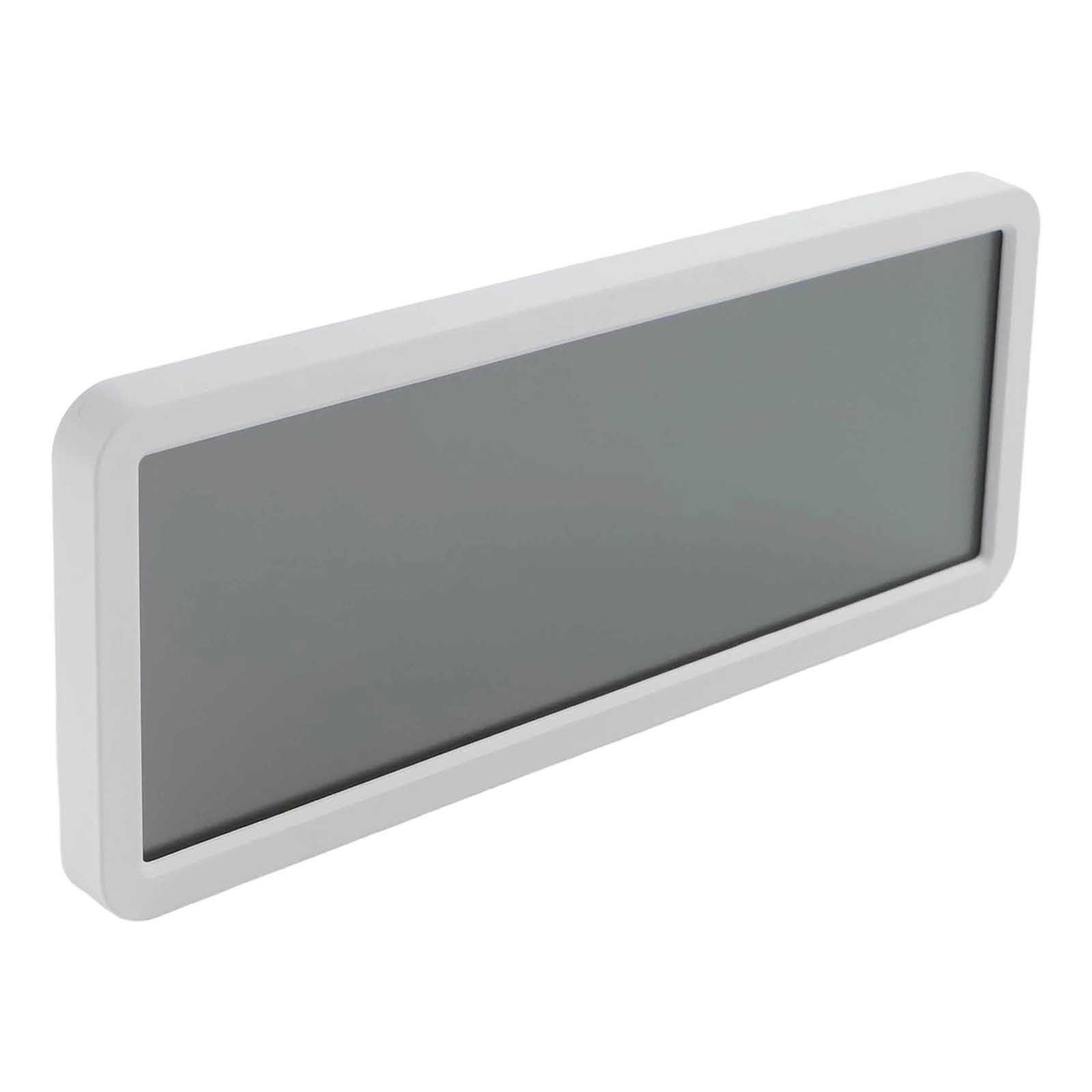 LCD Digital Wall Clock with Time Temperature Humidity and Date Display