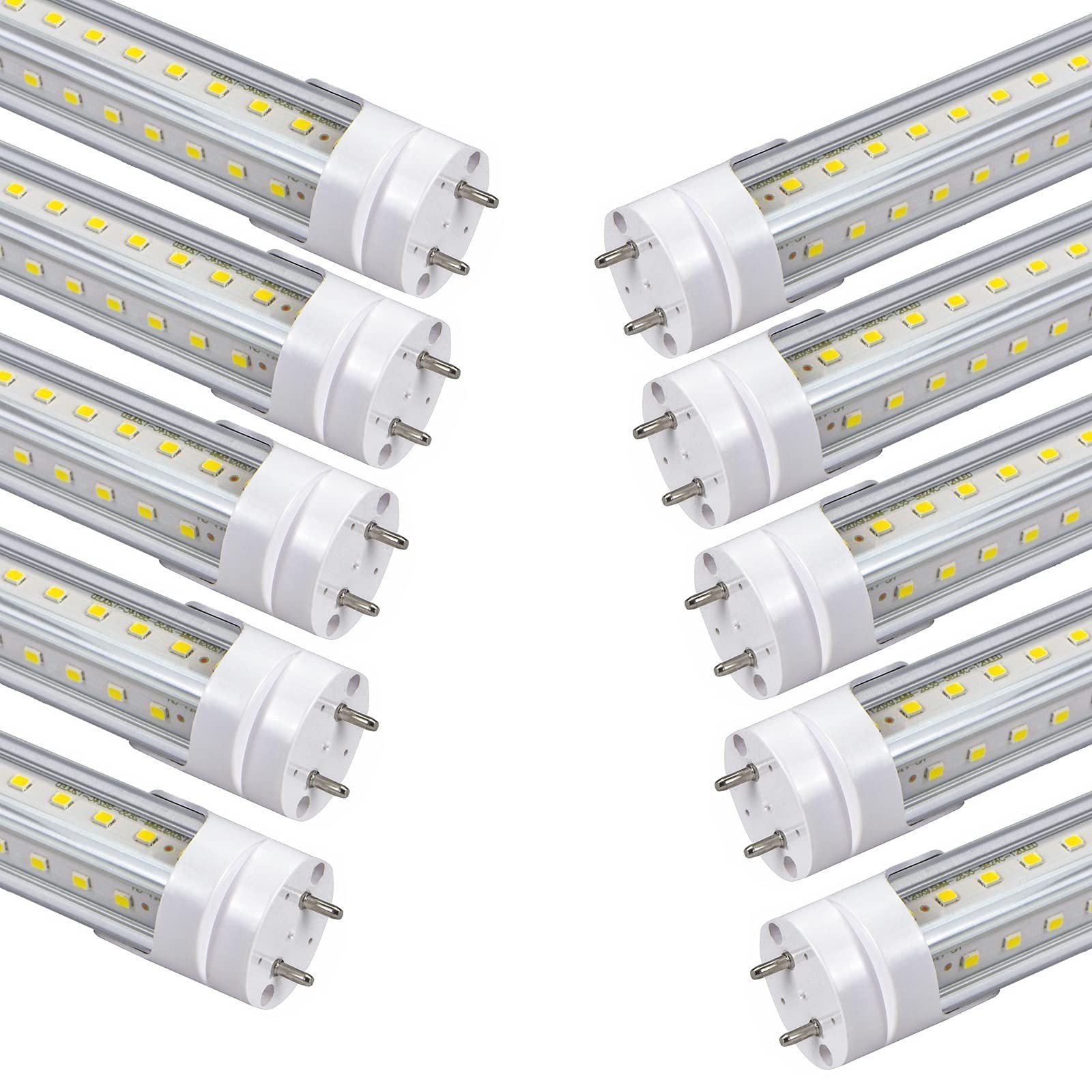 T8 2 Foot LED Tube Lights,20W 2000lm,G13 Bi-pin Base,24 inches End to End,F17...