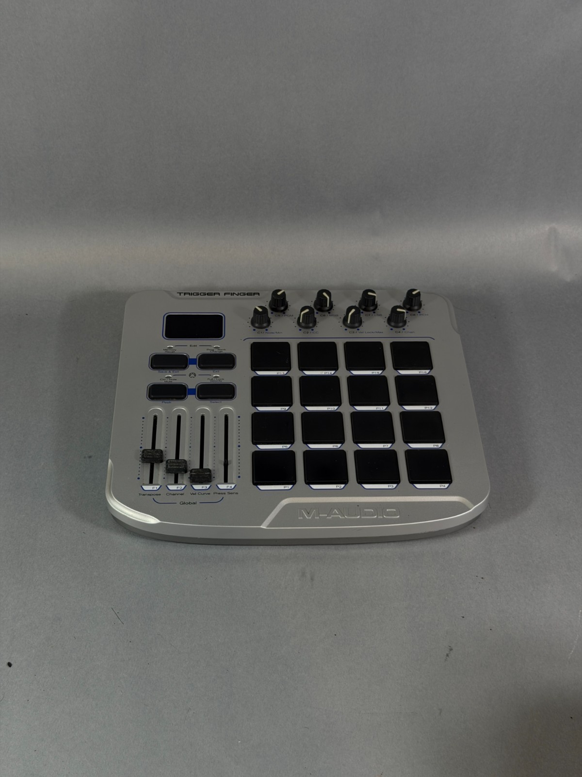 M-Audio Trigger Finger USB MIDI Controller Surface Drum Pad – No Power Adapter