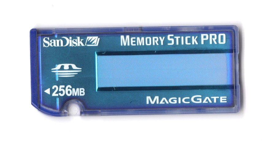 SanDisk Memory Stick Pro Magic Gate 256MB SDMSV-256 Genuine Camera Memory Card