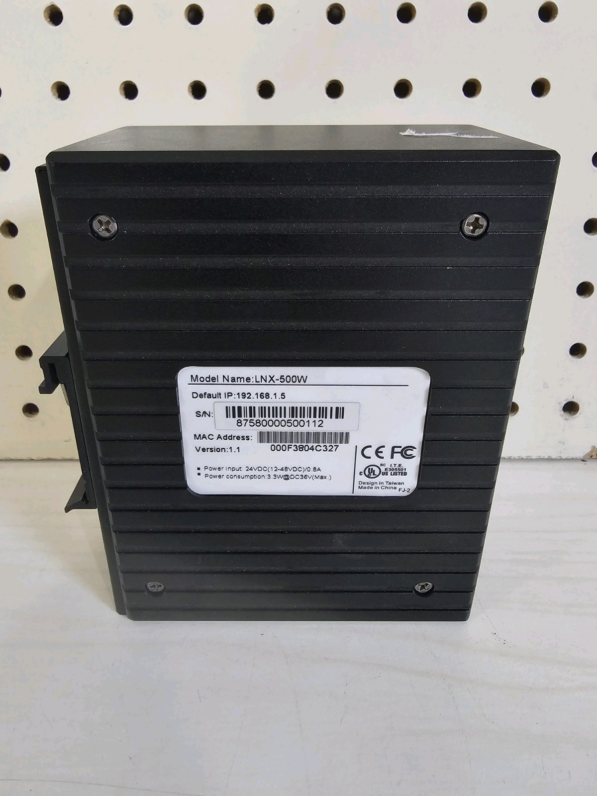 Lanolinx Industrial Ethernet Switch Model: LNX-500W