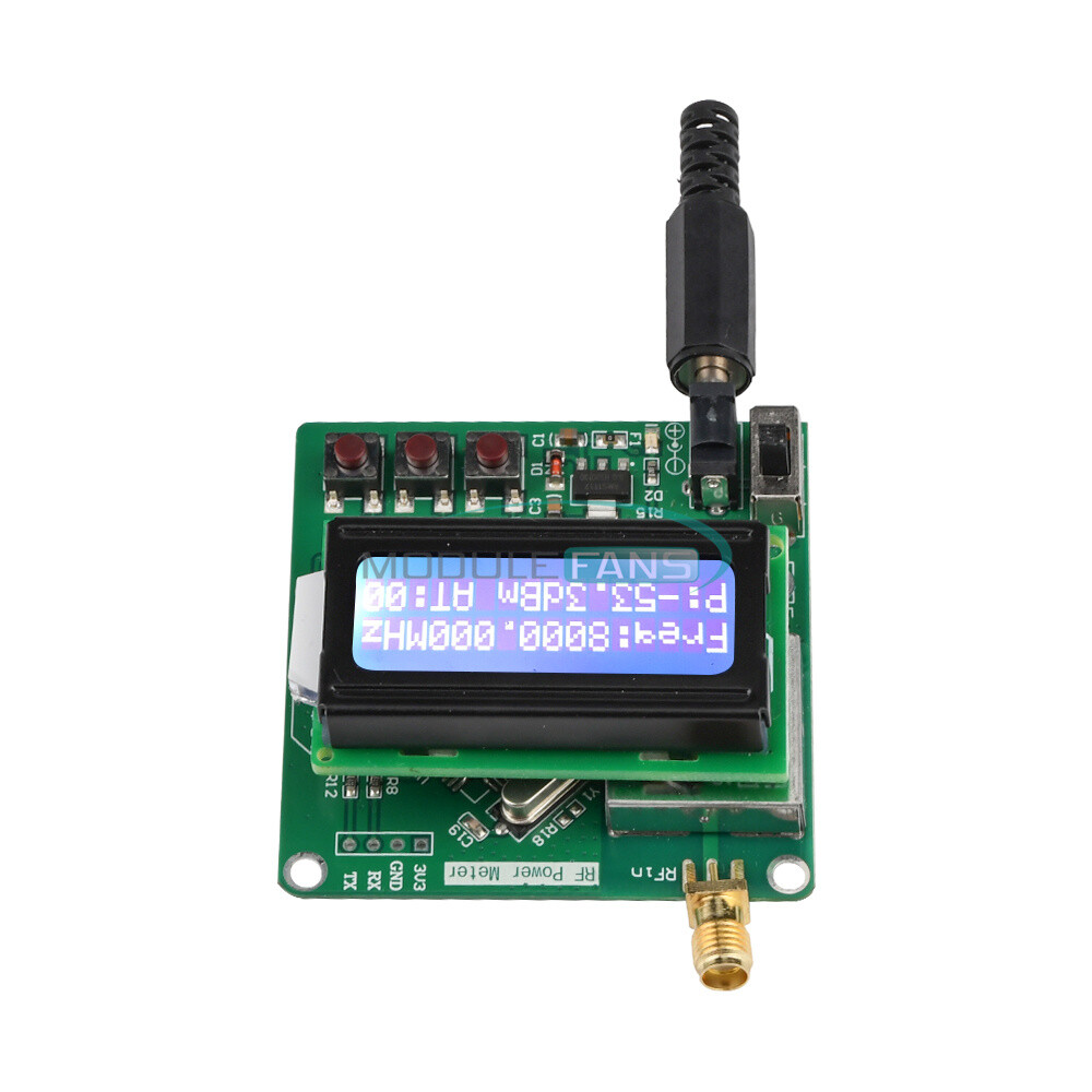 1M-8G RF Power Meter -60 to -5dBm LED Digital Display Signal Strength module