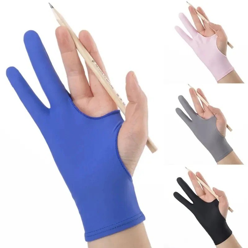 Two Finger Anti-fouling Glove Drawing & Pen Graphic Tablet Pad For Artists ⇓