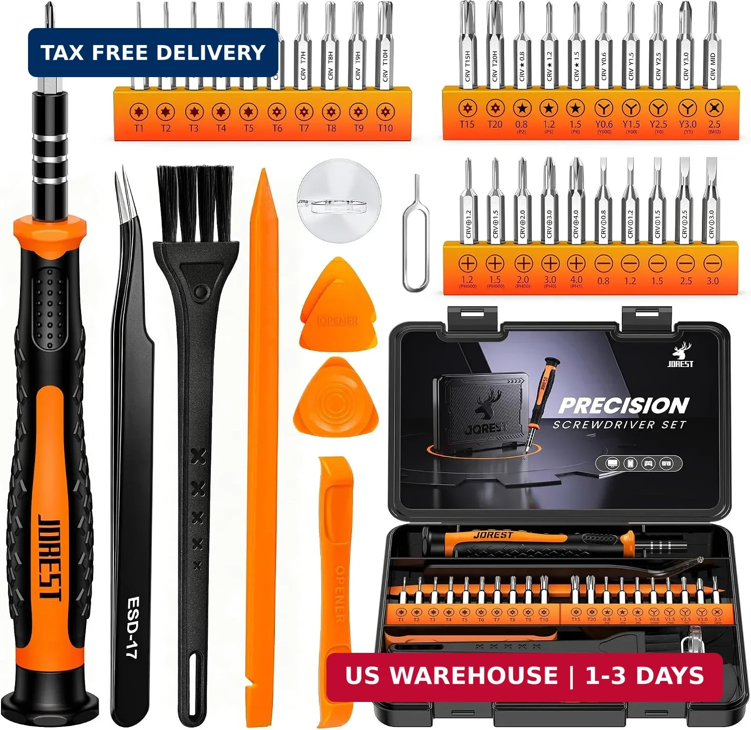 Small Precision Screwdriver Set with Torx Triwing Phillips, Mini Repair Tool Kit