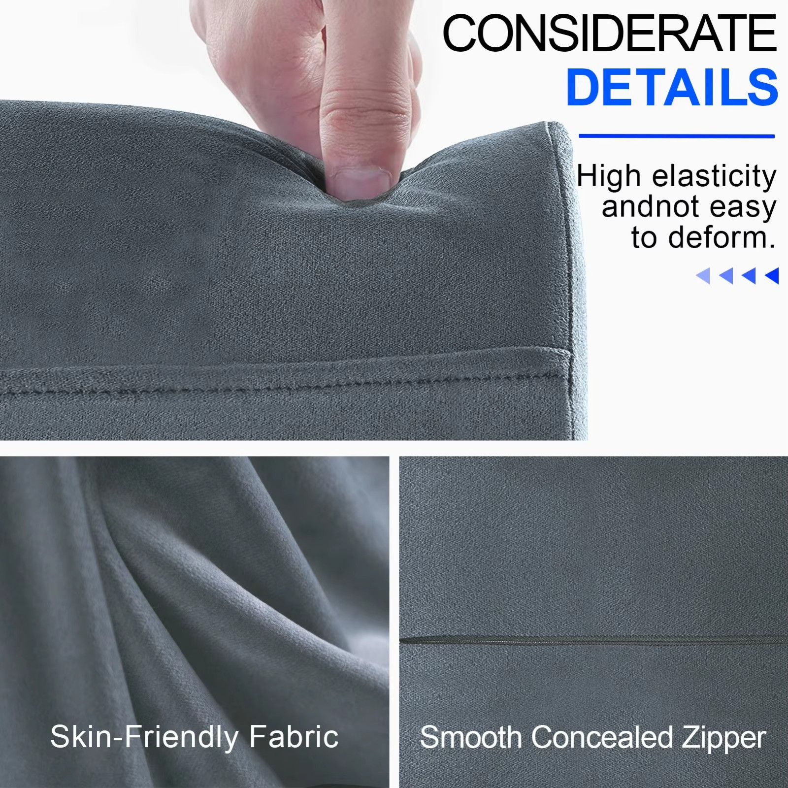 1 pc Tablet Pillow Holder Foldable iPad Stand for Lap Bed Desk with Pocket