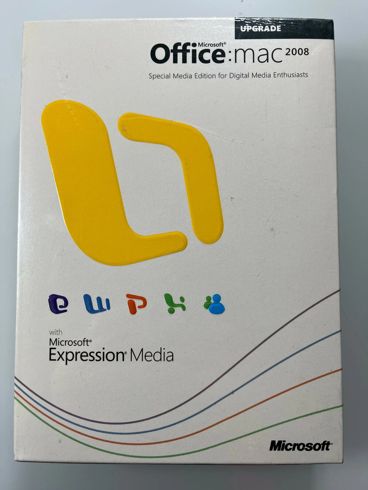 Microsoft Office Mac 2008 English DVD For Mac UPGRADE =SEALED BOX=