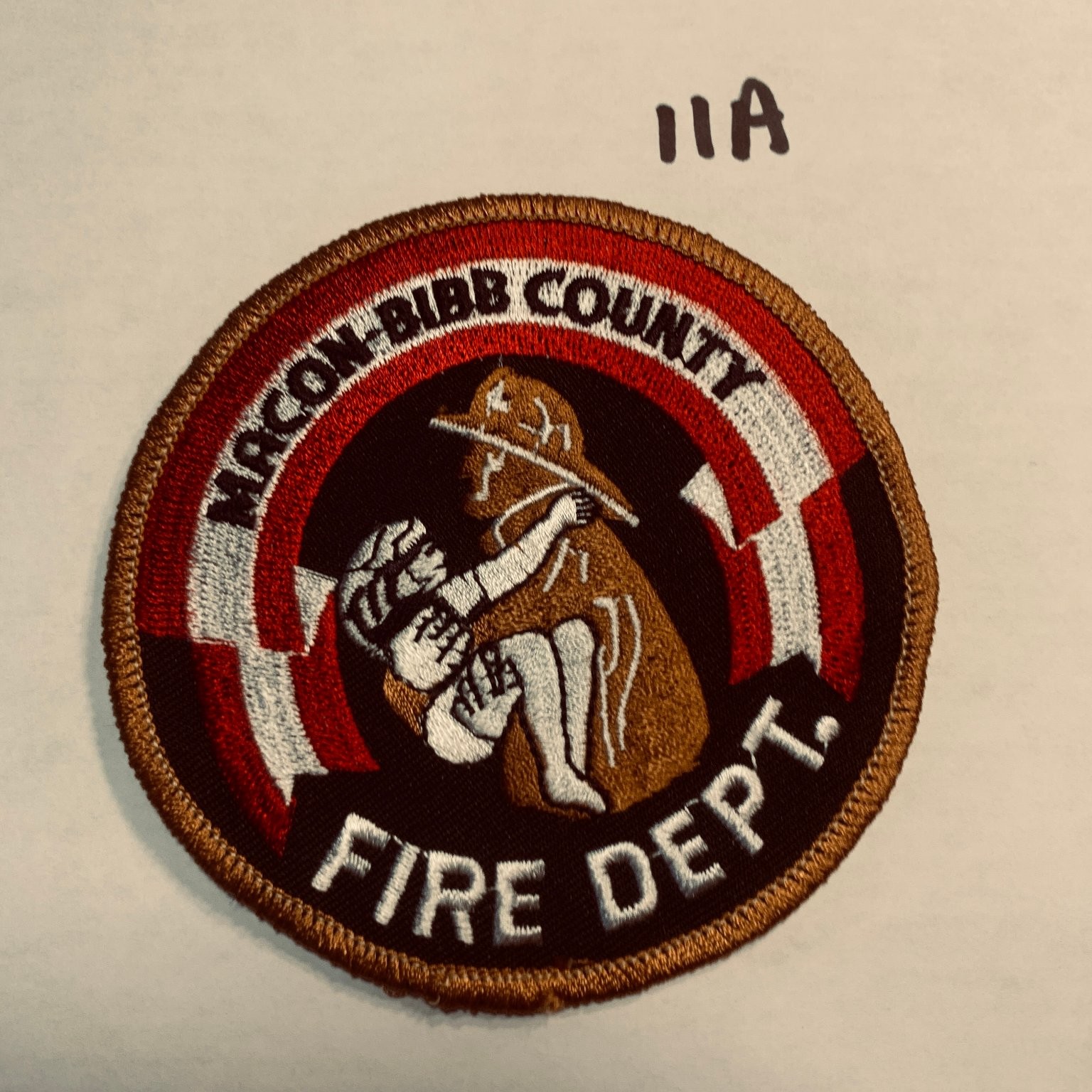 Macon-Bibb County Fire Dept. Embroidered Patch Firefighter Rescue Theme