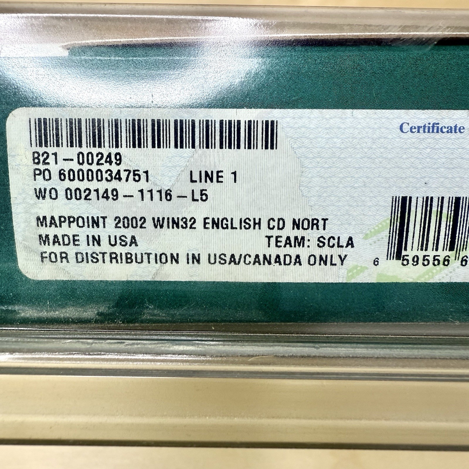 Microsoft MapPoint Version 2002 New Unopened Mapping & Data