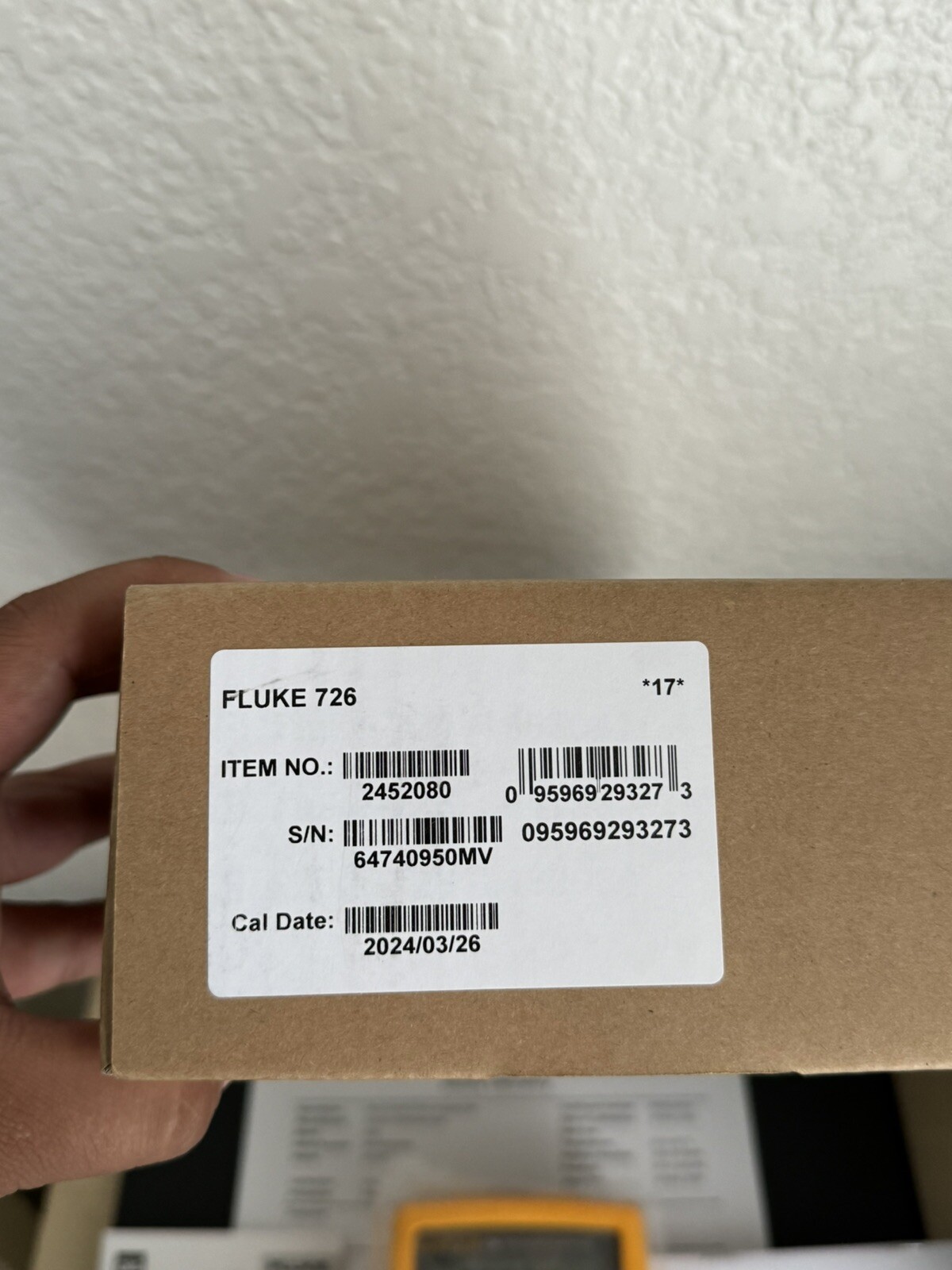 FLUKE 726 PRECISION MULTIFUNCTION CALIBRATOR fast ship via FedEx/DHL/UPS