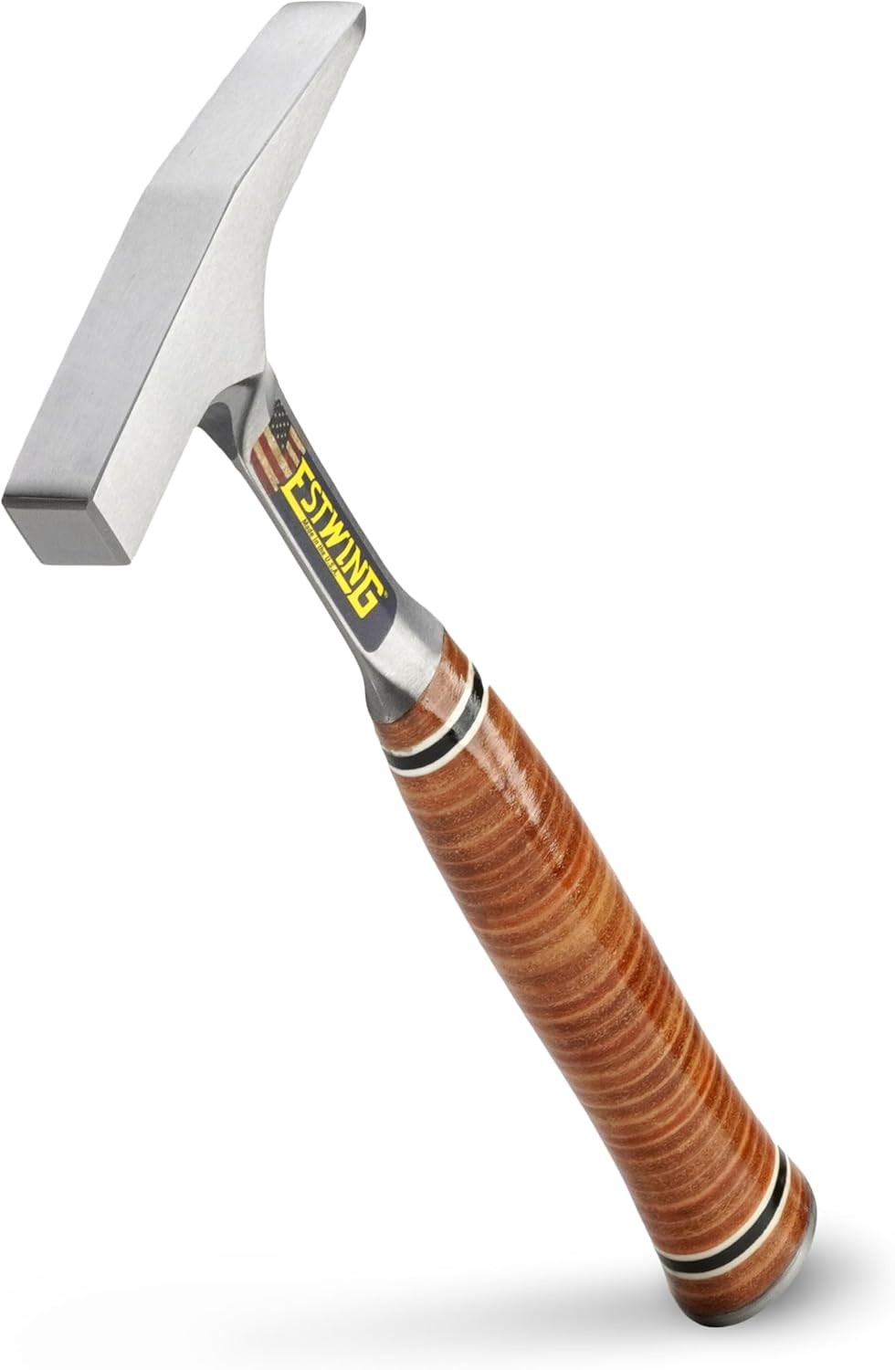 Tinner'S Hammer - 18 Oz Sheet Metal Hammer with Forged Steel Construction & Leat