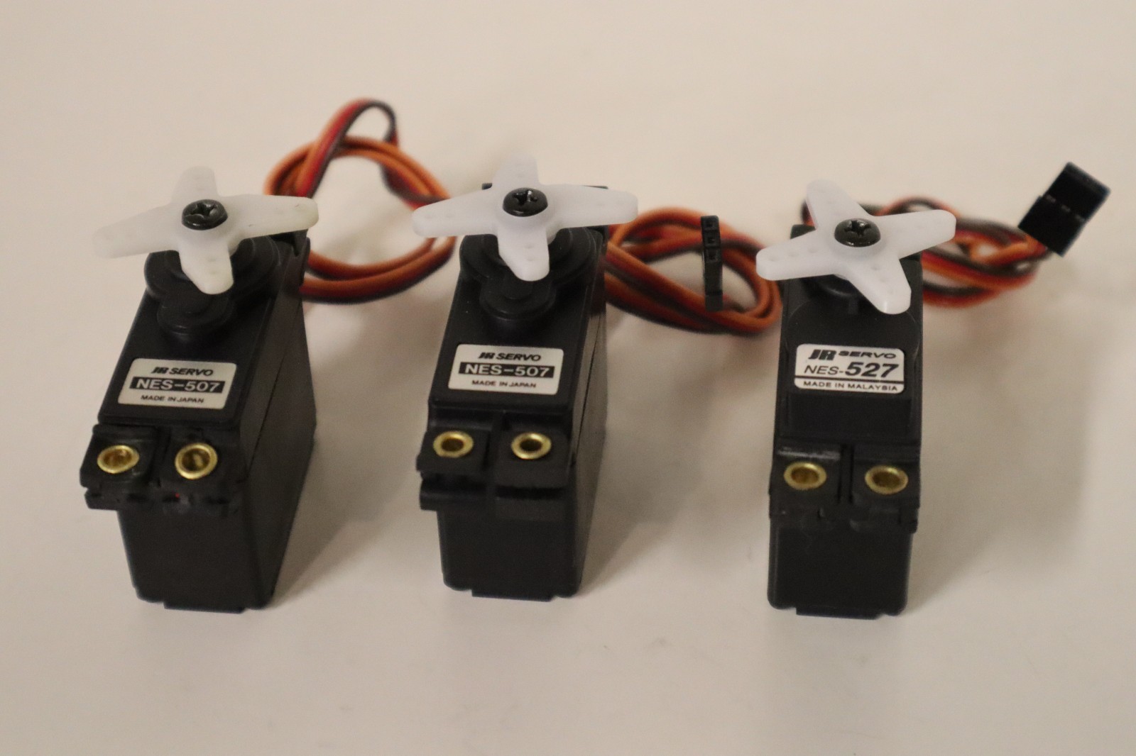 Set of Three JR NES-527 RC Remote Control Airplane Servos