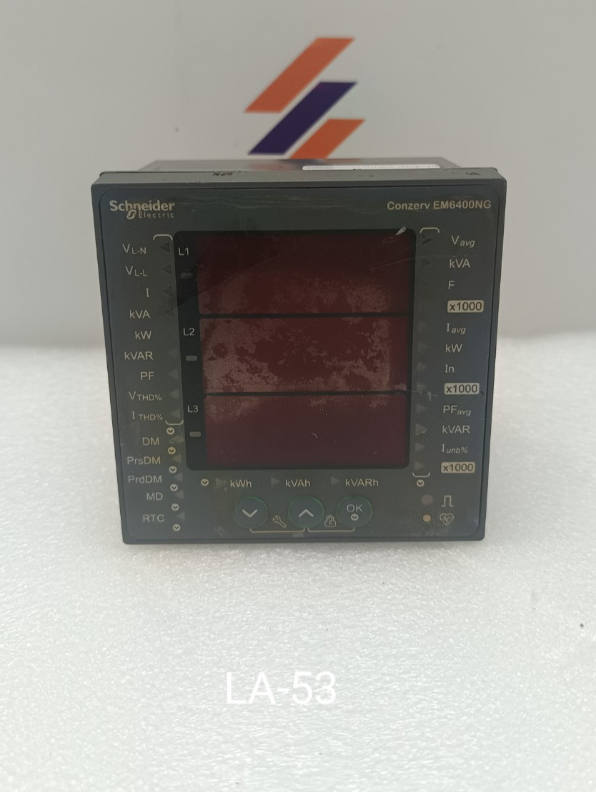 SCHNEIDER EM6400NG | METSEEM6400NGRSCL1 CONZERV POWER & ENERGY METER *USED*