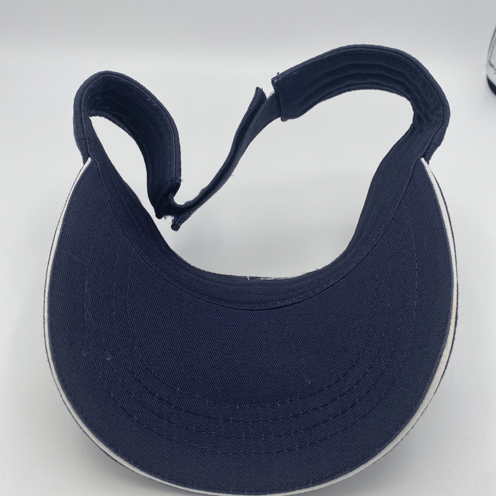 Prsm Visor - Navy Blue - White-rainbow Embroidered Logo - Adjustable Size